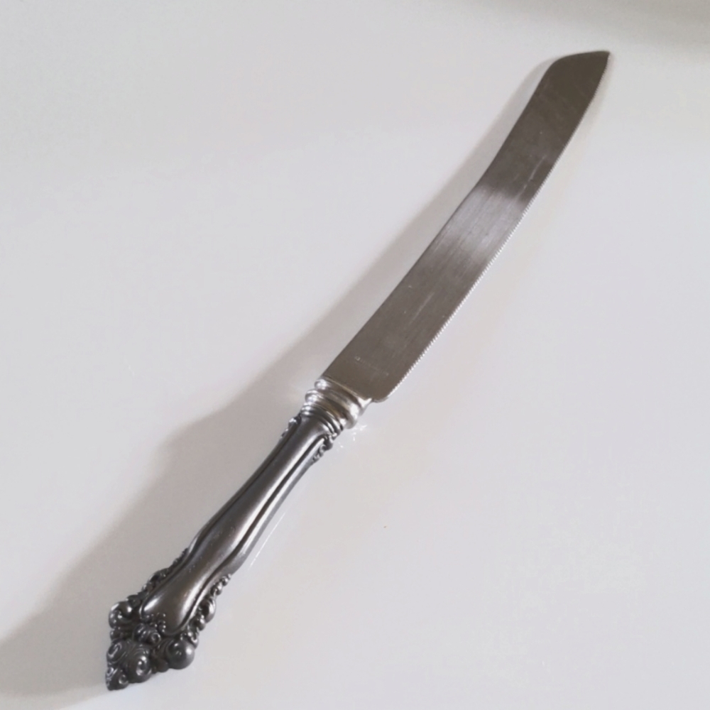 Vintage Reed & Barton Sheffield Silver Wedding Knife